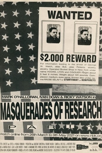 Poster of Masquerades of Research: Part I