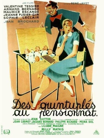 Poster of Des quintuplés au pensionnat