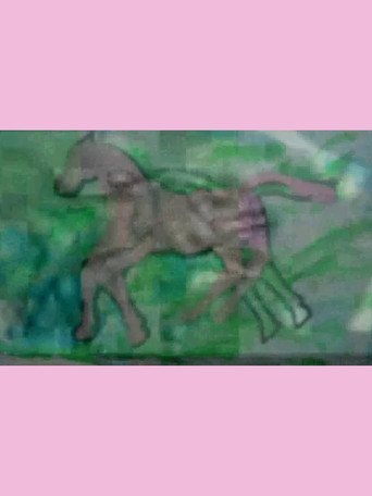 Pink Horses, Blue Oceans Poster of Pink Horses, Blue Oceans