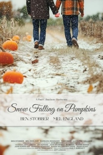 Poster of Snow Falling on Pumpkins