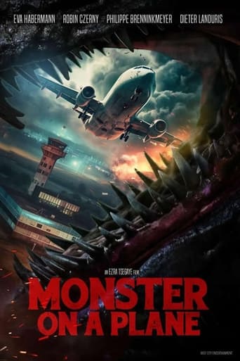 Poster of Monster on a Plane