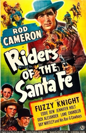 Poster of Riders of the Santa Fe