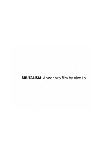 BRUTALISM Poster of BRUTALISM