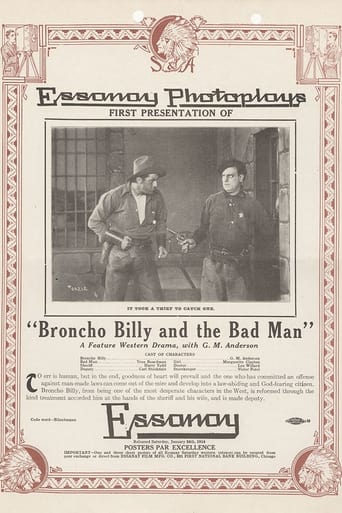 Poster of Broncho Billy and the Bad Man