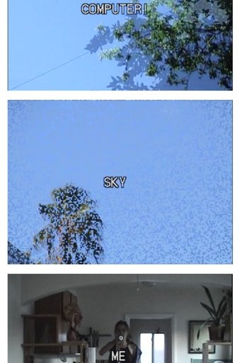 computer sky and self Poster of computer sky and self