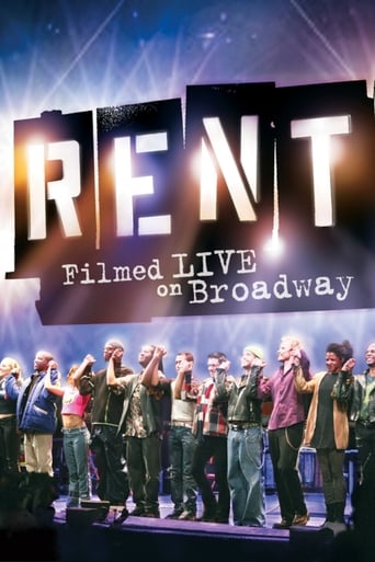 Poster of Rent: Filmed Live on Broadway