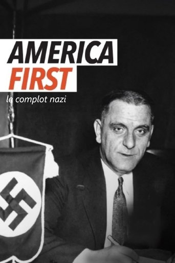 Poster of America first, the Nazi plot