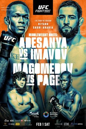 Poster of UFC Fight Night 250: Adesanya vs. Imavov