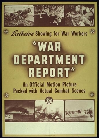Poster of War Department Report