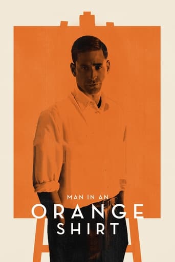 Poster of Man in an Orange Shirt