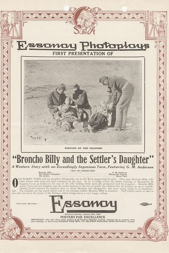 Poster of Broncho Billy and the Settler's Daughter