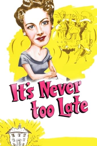 Poster of It's Never Too Late