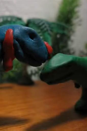 Poster of Jurassic Fight Club - Cannibal Dinosaur Claymation