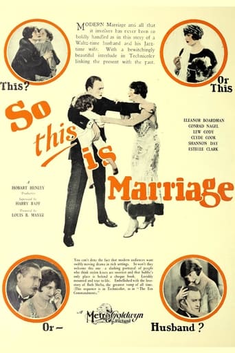Poster of So This Is Marriage