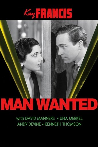 Man Wanted Poster of Man Wanted