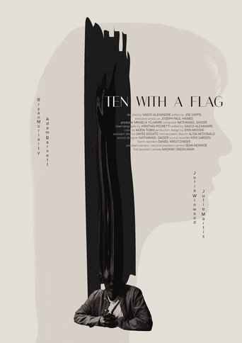 Ten With a Flag Poster of Ten With a Flag
