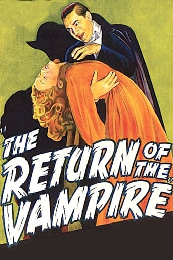 Poster of The Return of the Vampire