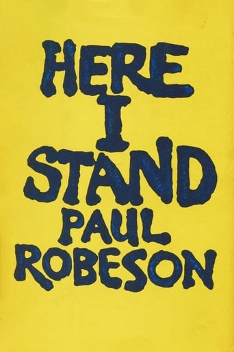 Poster of Paul Robeson: Here I Stand