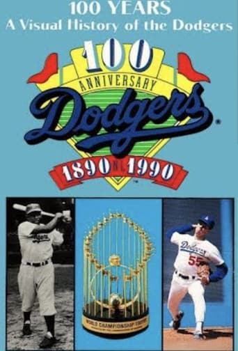 Poster of 100 Years: A visual History of the Dodgers 1890-1990