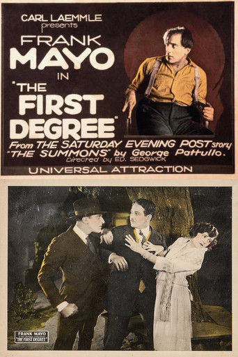 Poster of The First Degree