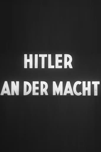 Poster of Hitler an der Macht