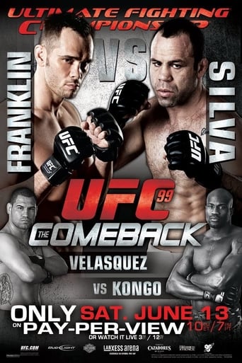 Poster of UFC 99: The Comeback