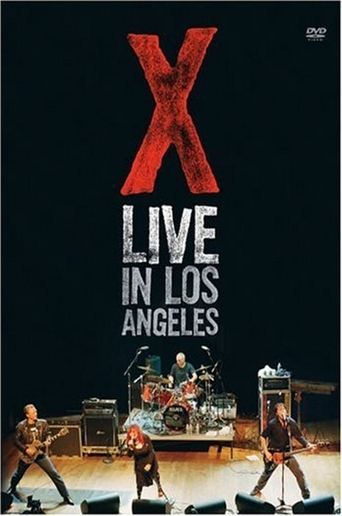 Poster of X: Live in Los Angeles