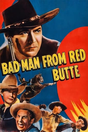 Poster of Bad Man from Red Butte
