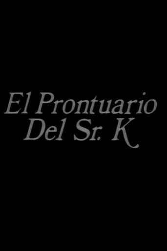 Poster of El prontuario del señor K