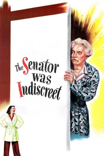 Poster of The Senator Was Indiscreet