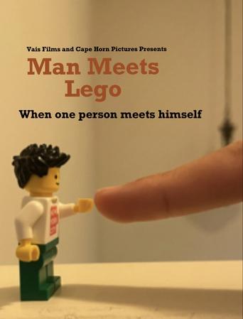 Man Meets Lego Poster of Man Meets Lego