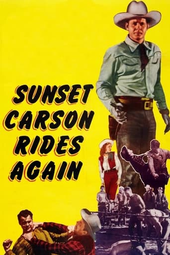 Poster of Sunset Carson Rides Again