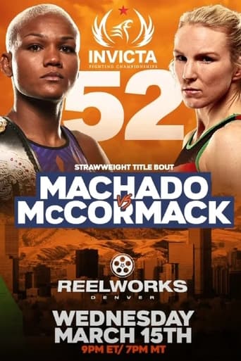 Poster of Invicta FC 52: Machado vs. McCormack