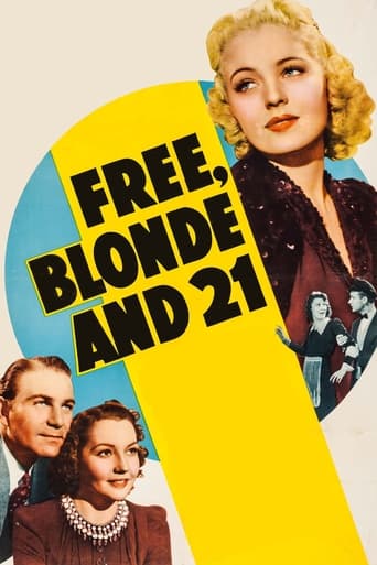 Poster of Free, Blonde and 21