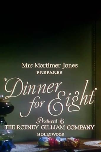 Poster of Mrs. Mortimer Jones Prepares "Dinner for Eight"