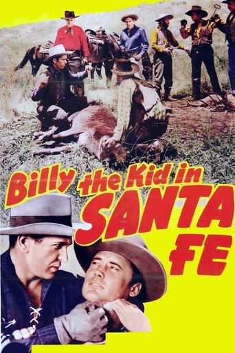 Poster of Billy the Kid in Santa Fe