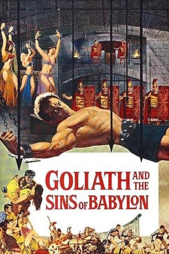 Poster of Goliath and the Sins of Babylon