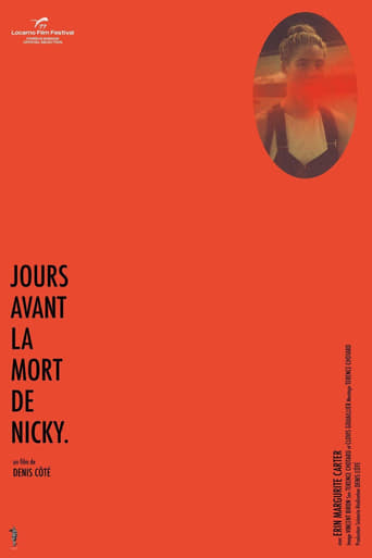 Days Before the Death of Nicky Poster of Days Before the Death of Nicky
