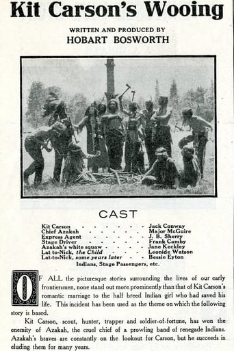 Poster of Kit Carson's Wooing