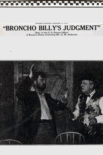 Poster of Broncho Billy's Judgment
