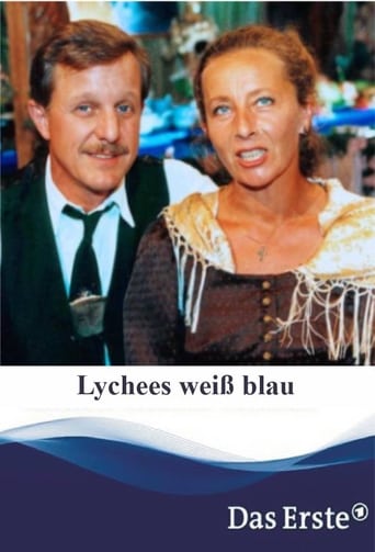 Poster of Lychees weiß blau