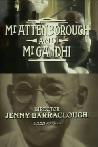 Poster of Mr. Attenborough and Mr. Gandhi