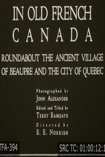 In Old French Canada Poster of In Old French Canada