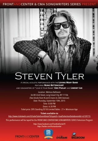 Poster of Steven Tyler ‎– Front And Center