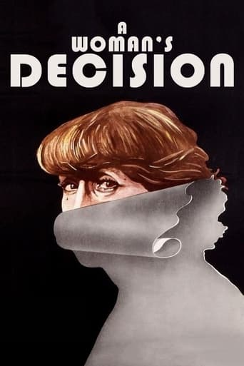 Poster of A Woman's Decision