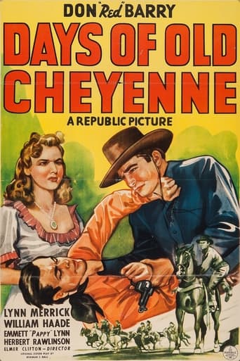 Poster of Days of Old Cheyenne