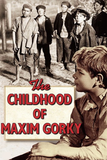 Poster of The Childhood of Maxim Gorky