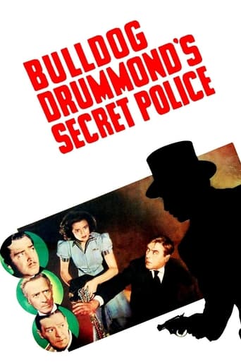 Poster of Bulldog Drummond's Secret Police