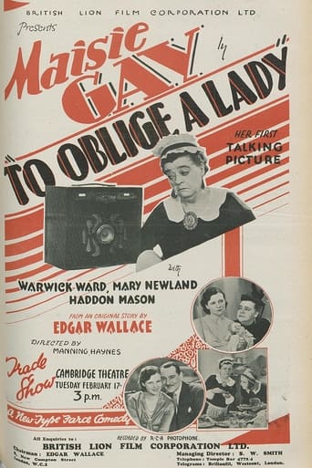 Poster of To Oblige a Lady