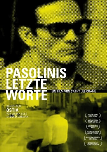 Poster of Pasolini's Last Words